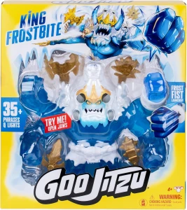 Heroes of Goo Jit Zu – Rozciągliwa figurka King Frosbite światło + dźwięk 43175