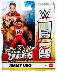 WWE Wrestling - Knuckle Crunchers - Figurka Jimmy Uso JCH69