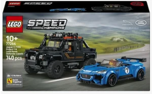 LEGO Speed Champions 77264 Jaguar F-Type Projekt 7 i Land Rover Defender Classic