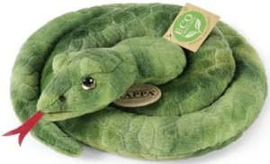 Rappa 230125 Pluszowy zielony wąż 90 cm
