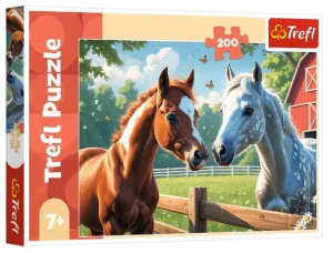 Trefl – Puzzle 200 el. –  Konie na polanie 13328