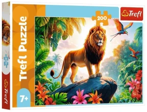 Trefl – Puzzle 200 el. – Król dżungli 13329