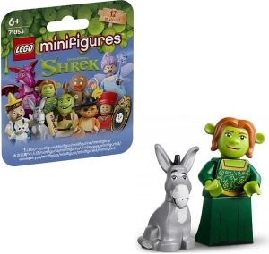 LEGO Minifigurki 71053 seria Shrek - Figurka Fiona i Osioł