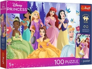Trefl 16554 Puzzle Premium 100 el. Relaks z księżniczkami