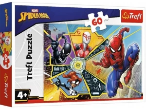 Trefl – Puzzle 60 elementów – W Sieci Spidermana – 17372