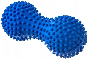 Tullo 865 Wałek sensoryczny do masażu - Duoball niebieski 15,5cm