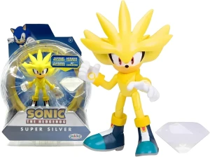 Sonic The Hedgehog - Figurka Super Silver + diament 41685