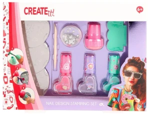 Create It! – Zestaw do ozdabiania paznokci ze stempelkami 2017054