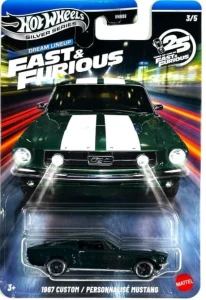 Hot Wheels Dream Lineup Fast & Furious - 1967 Custom/ Personnalise Mustang JNK49 HNR88
