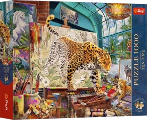 Trefl 12145 Puzzle Lamparty w pracowni malarskiej 1000 el.