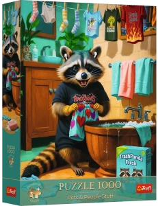 Trefl 12139 Puzzle Pets & People Stuff 1000 el. Dzień prania szopa