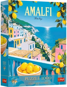 Trefl 12136 Puzzle 1000 el. Vintage Poster Amalfi, Włochy