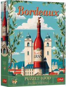 Trefl 12135 Puzzle 1000 el. Vintage Poster Bordeaux Francja