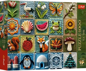 Trefl 12116 Puzzle 1000 el. Tea Time: Szydełkowanie - Cztery Pory Roku