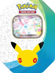 Pokemon TCG  - Karty Pokemon - 30-lecie - Puszka z kartami Sylveon Ex 146969