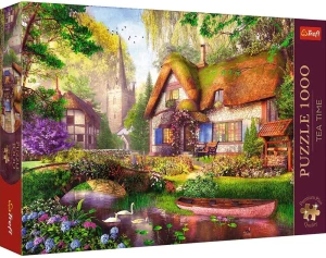 Trefl 10804 Puzzle 1000 el. Tea Time: Urocza chatka w lesie