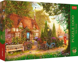Trefl 10803 Puzzle 1000 el. Tea Time: Domek pod strzechą