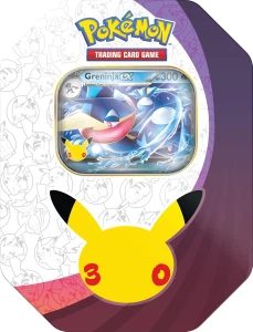 Pokemon TCG Karty Pokemon 30-lecie 30th Celebration - Puszka z kartami Greninja Ex 147027