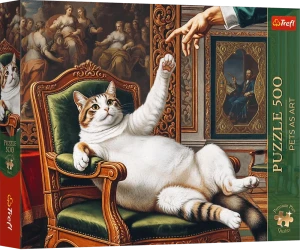 Trefl 37627 Puzzle 500 el. Pets as Art Jego Puszysta Wysokość