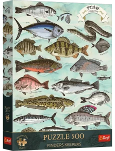 Trefl 37609 Puzzle 500 el. Finders Keepers: Ryby