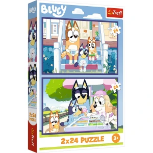 Stitch - Puzzle Trefl 2 x 24 el. Zabawna Bluey 34446 