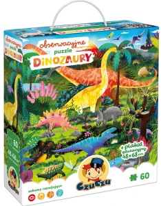 CzuCzu – Puzzle obserwacyjne: dinozaury – 493174