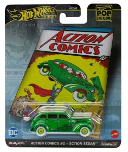 Hot Wheels Premium - Action Sedan #1 - Action Comics HDX63 HVJ50