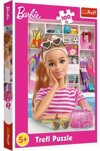 Trefl 16458 Puzzle 100 el. Poznaj Barbie