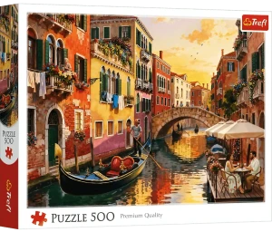 Trefl 37556 Puzzle 500 el. Wenecja o zachodzie słońca