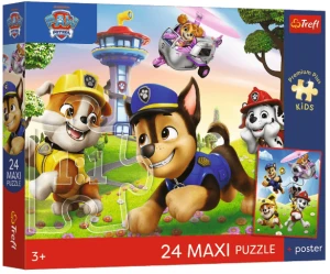 Trefl – Puzzle Maxi 24 el. – Psi Patrol: Wesoły spacer 14388