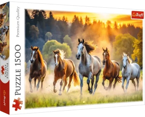 Trefl 26215 Puzzle 1500 el. Dzikie konie