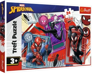 Trefl 14366 Puzzle Maxi 24 el. Spiderman Pajęcze zmysły