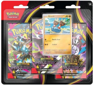 Pokemon TCG  - Karty Pokemon - Blister Pitch Black 3 pak - 142404 