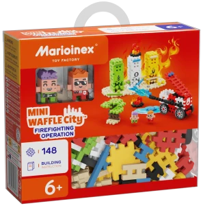 Marioinex - Klocki Waffle Mini - Akcja strażacka 06286