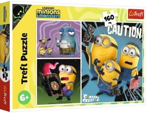 Trefl 15451 Puzzle 160 el. Minionki Historie Minionków