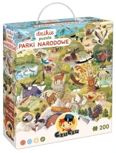 CzuCzu 492498 Dzikie puzzle Parki narodowe 200 el.