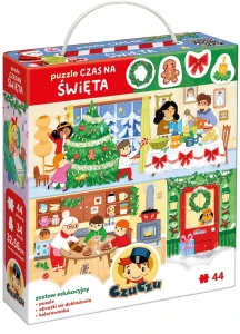 CzuCzu 495031 Puzzle Czas na święta 4+