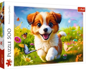 Trefl 37524 Puzzle 500 el. Wesoły piesek