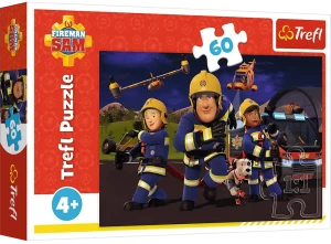 Trefl 17413 Puzzle 60 el. Strażak Sam Bohater w mundurze