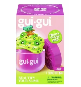 Gui Gui – Fruity Glow Kiwi - Zestaw do robienia slime + ozdoby 07573