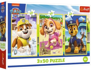 Trefl 34878 Puzzle 3x50 el. Psi Patrol Nasze pieski