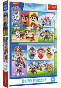 Trefl 34441 Puzzle 2x70 el. Psi Patrol rządzi