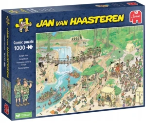 Jumbo Puzzle 1000 el. - Wycieczka po dżungli Jan van Haasteren 8484