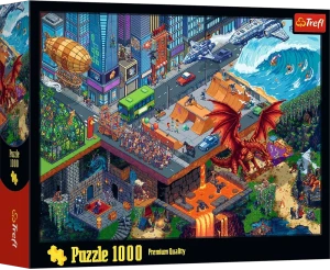 Trefl 10986 Puzzle 1000 el. Miasto Pixel