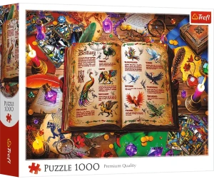 Trefl 10980 Puzzle 1000 el. Atlas fantastycznych ptaków