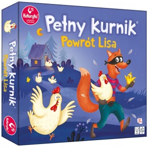 Kukuryku Gra Planszowa Pełny Kurnik Powrót Lisa - 65012