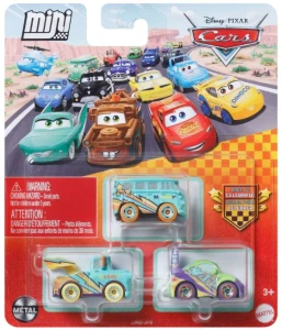 Auta Cars – Mini Cars 3-pak Ogórek, Złomek, Wingo  - GKG01 JJW62