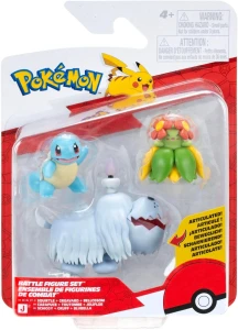 Pokemon - Zestaw 3 figurek: Squirtle, Greavard i Bellossom PKW4559