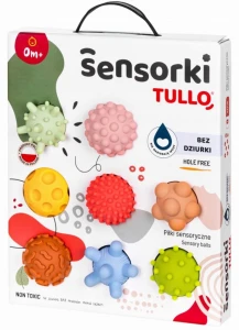 Tullo 78031 Piłeczki sensoryczne - Sensorki 8 szt. bez dziurek