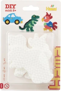 HAMA MIDI 4573 Zestaw 3 podkładek: autko, dinozaur i papuga